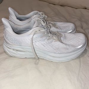 Mens white hoka